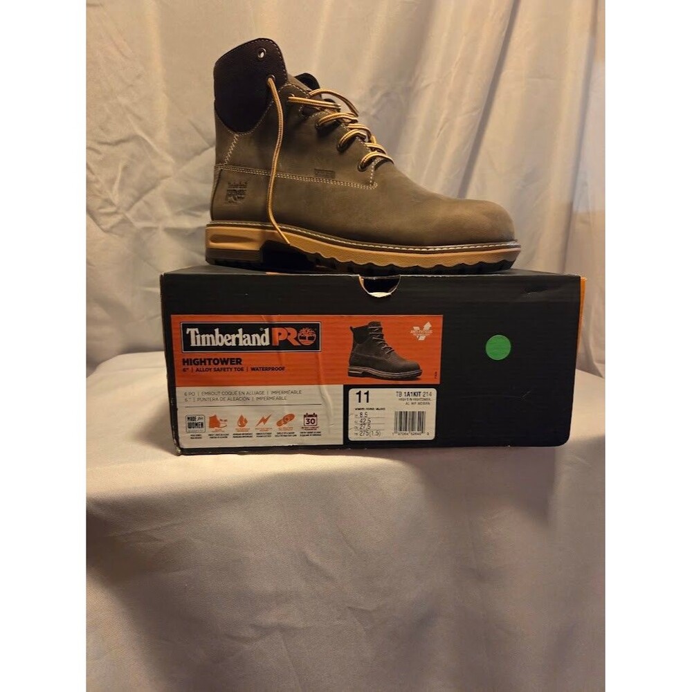 6IN. HIGHTOWER ALLOY SAFETY TOE BOOT - 214-Kaffe | Timberland PRO Size 11